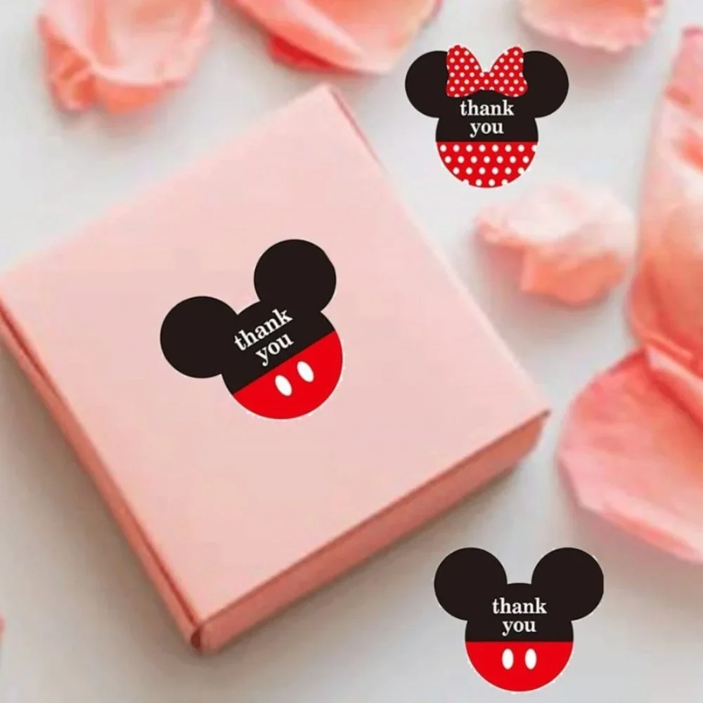 40 MICKEY & MINNIE THANK YOU Stickers 2